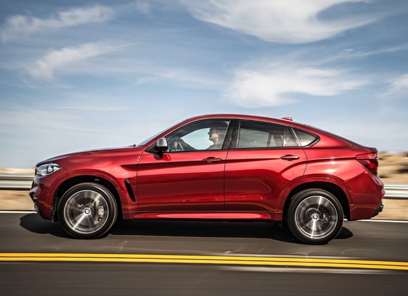 Вид сбоку БМВ Х6 BMW X6 вид сбоку