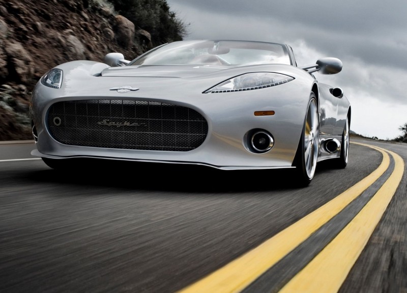 Spyker C8 Aileron Spyder вид спереди