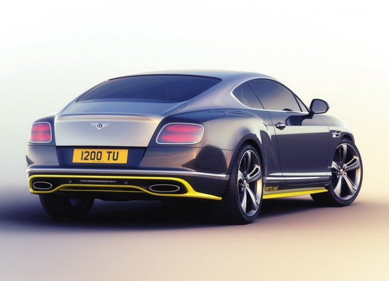 Bentley Continental GT Speed вид сзади
