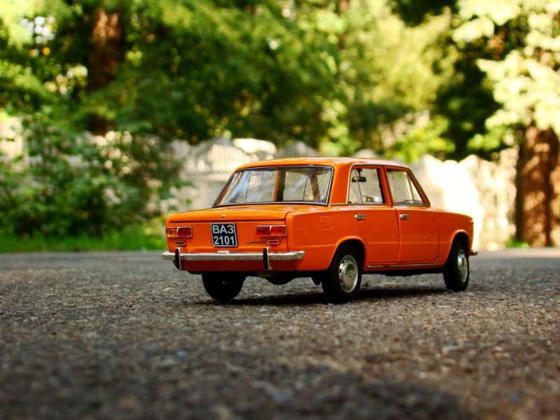 Вид сзади ВАЗ 2101