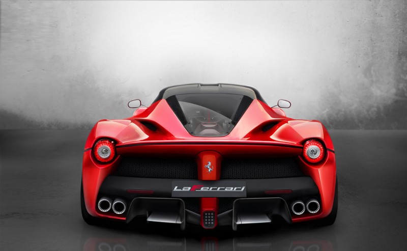 Ferrari LaFerrari вид сзади