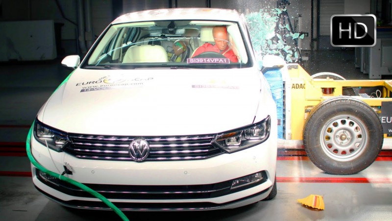 Краш тест Volkswagen Passat B8