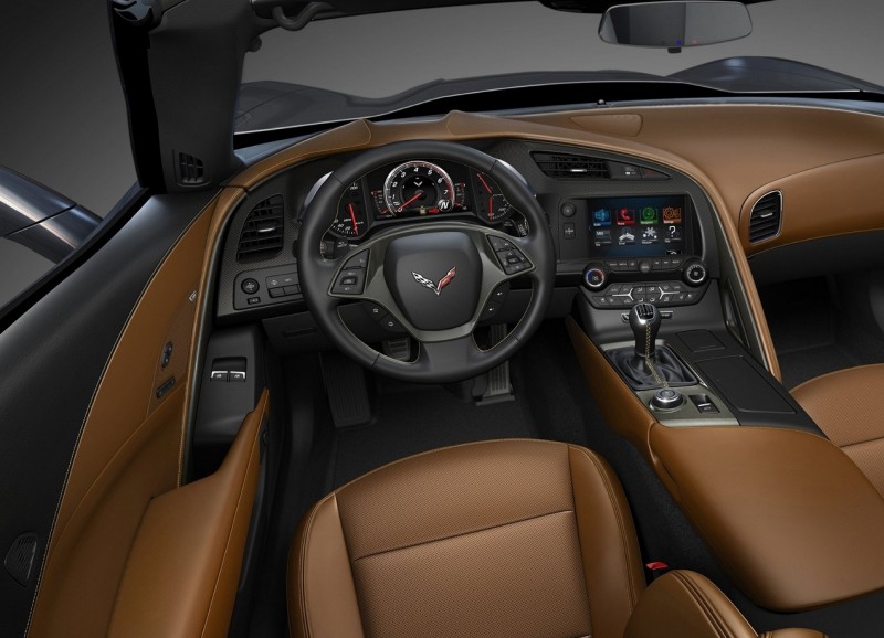Chevrolet Corvette C7 Stingray интерьер