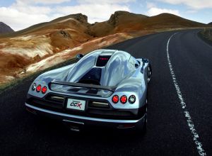 Koenigsegg CCX вид сзади