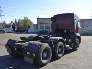 Вид сзади КамАЗ-6460