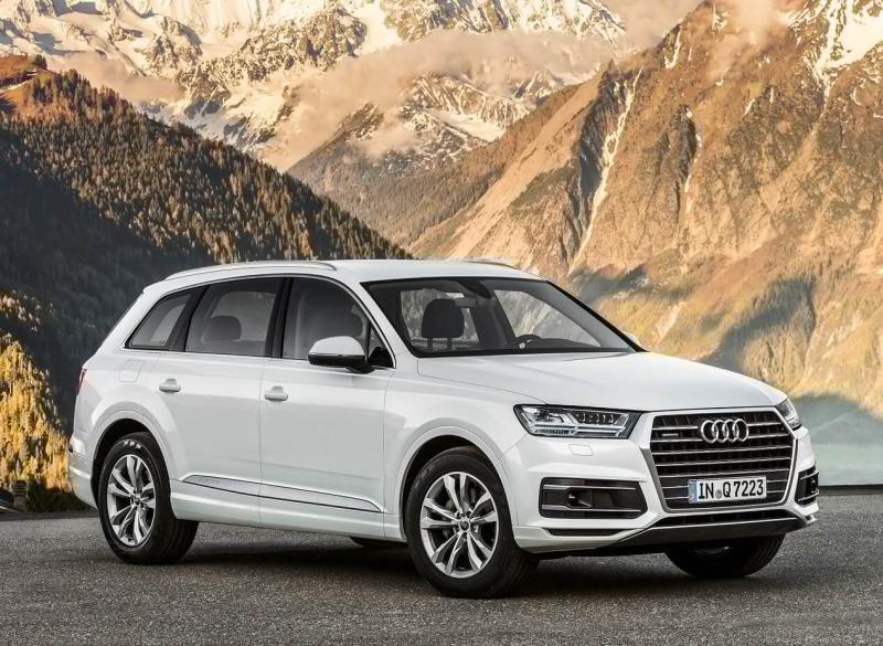 Audi q7 объем багажника