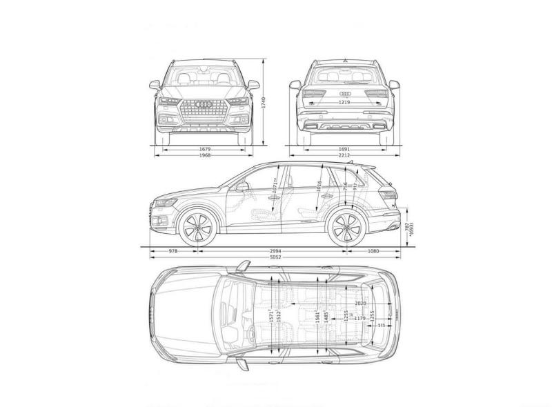 Ауди кватро чертеж
