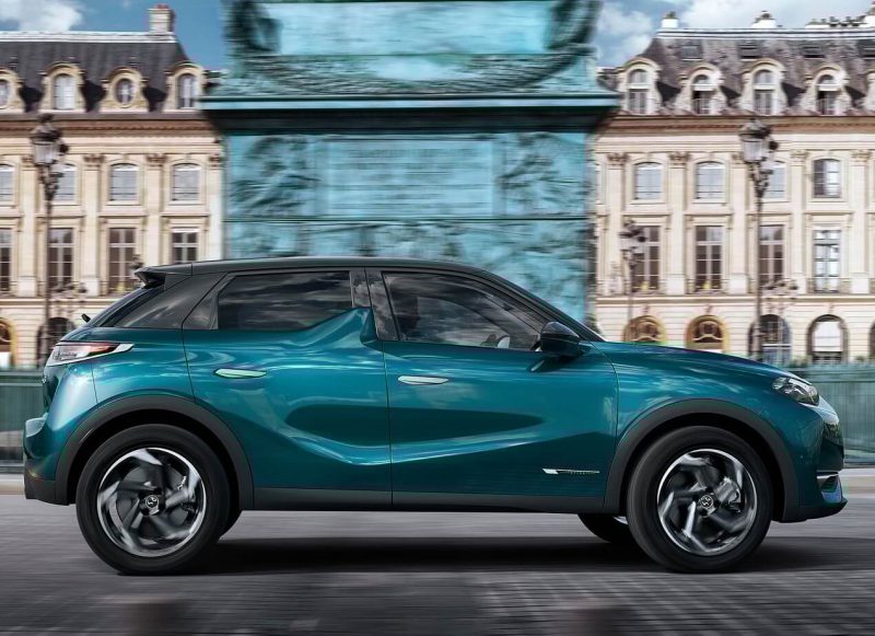Вид сбоку DS3 Crossback