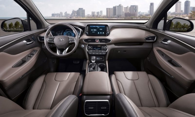 Интерьер Hyundai Santa Fe IV