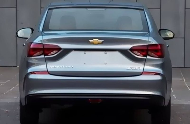 Chevrolet Monza вид сзади