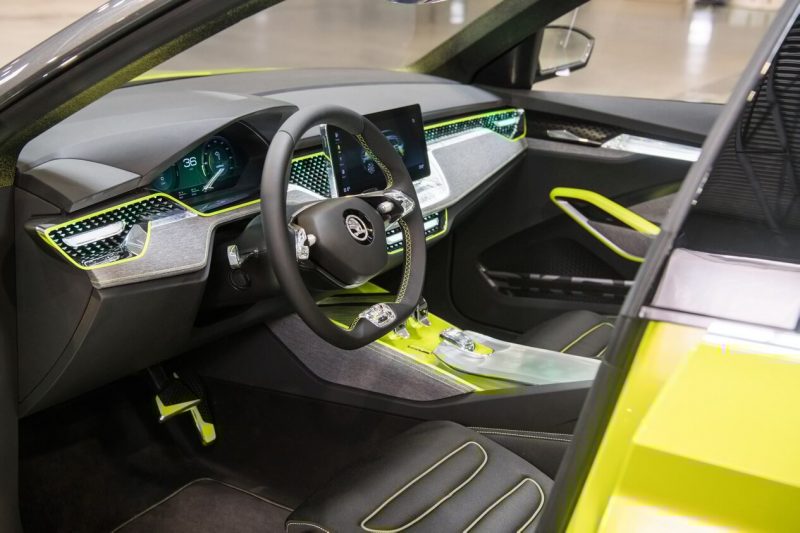 Салон Škoda Vision X