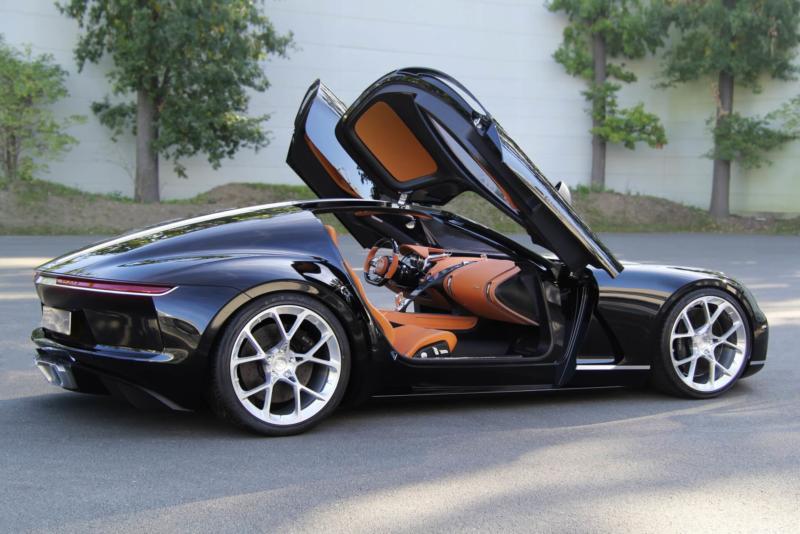 Вид сбоку Bugatti Atlantic Concept