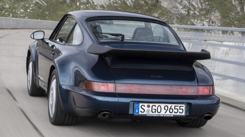 Porsche 911 Вид сзади Porsche 911