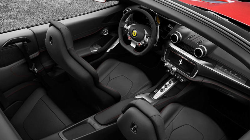 Интерьер Ferrari Portofino