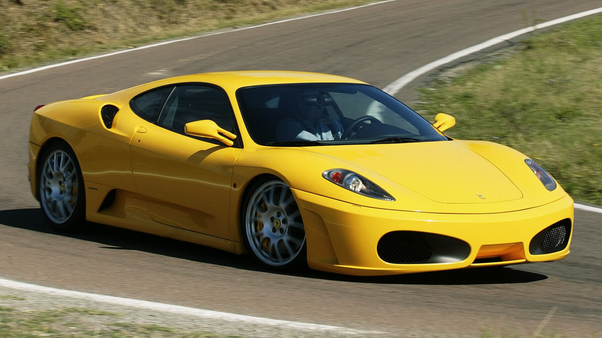 Ferrari f430 желтая