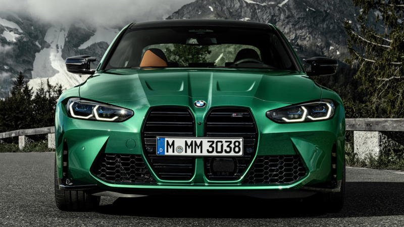 BMW M3 Competition вид спереди