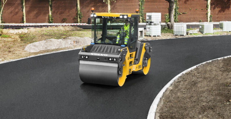 Катки для работы с асфальтом DD105 и DD105 OSC от компании «Вольво»