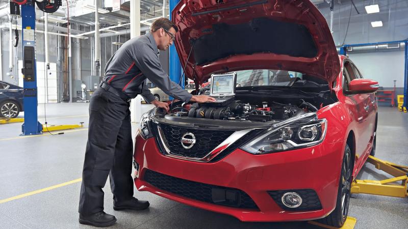 Обслуживание автомобилей Nissan