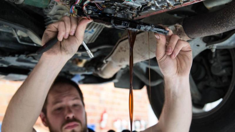 Замена масла в коробке