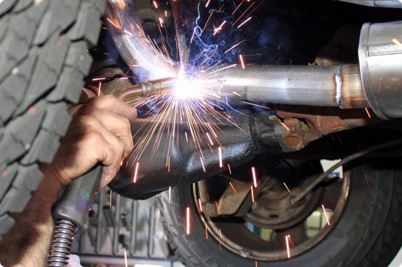 Ремонт глушителя