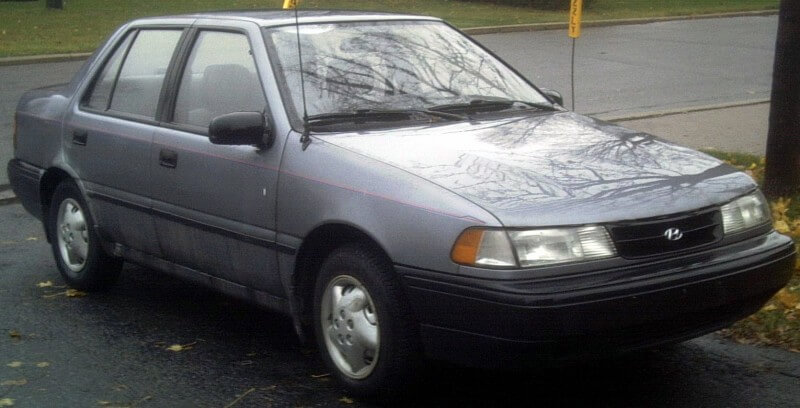 Hyundai Excel 1993 года Hyundai Excel 1993 года