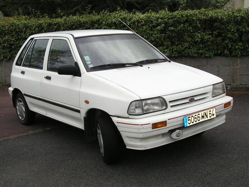 Kia Pride 1986 года Kia Pride 1986 года