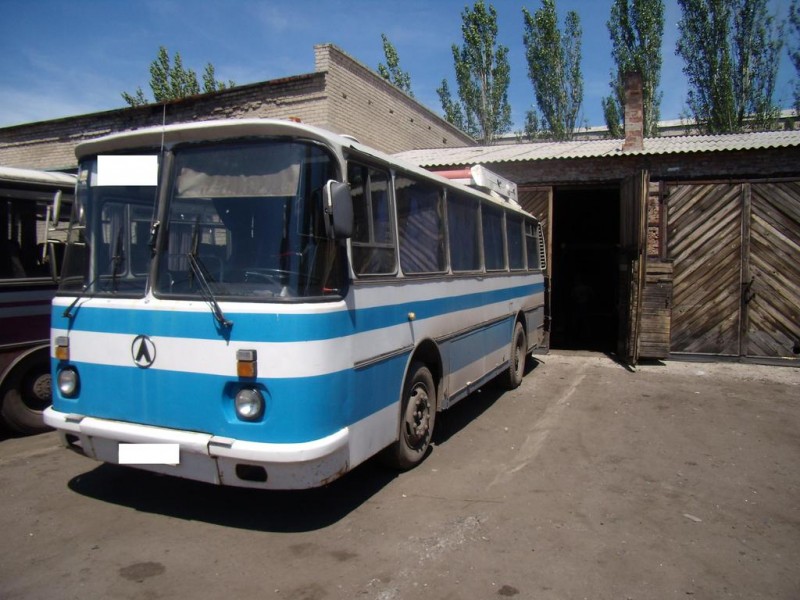 ЛАЗ 695 синего цвета ЛАЗ 695 синего цвета