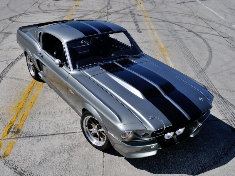 Ford Mustang Shelby вид сверху Ford Mustang Shelby вид сверху