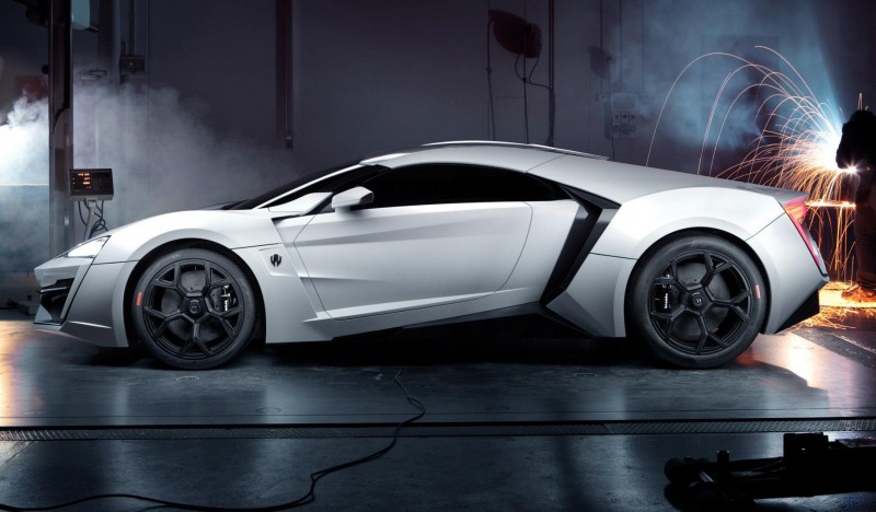 Lykan Hypersport вид сбоку