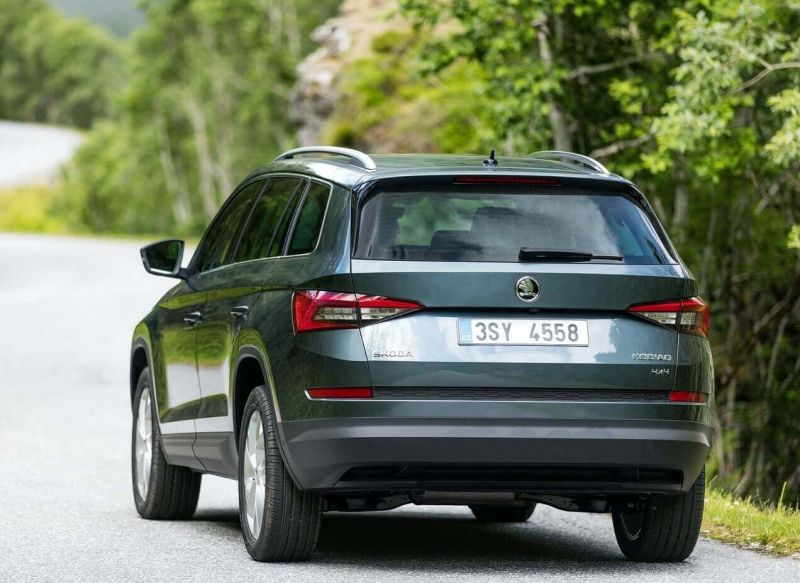 Skoda Kodiaq Вид сзади Skoda Kodiaq