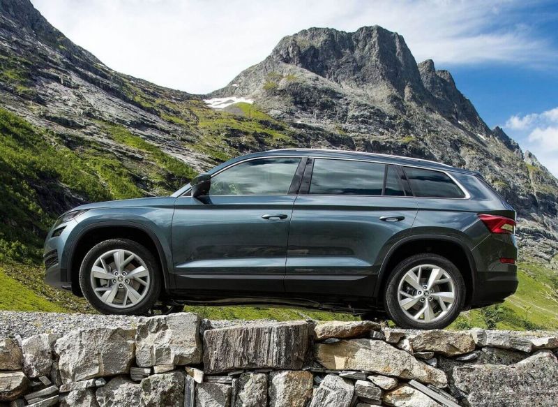 Skoda Kodiaq Вид сбоку Skoda Kodiaq