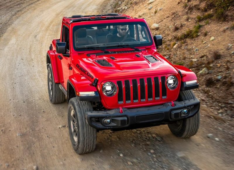 Jeep Wrangler IV вид спереди