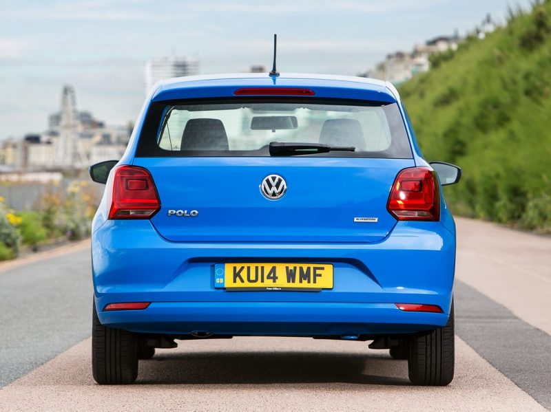 Вид сзади Volkswagen Polo 3-door
