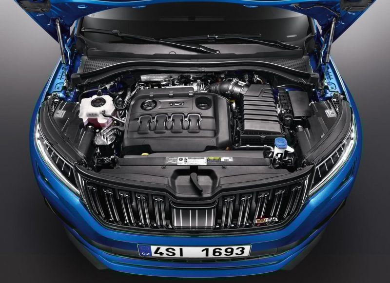 Skoda Kodiaq RS двигатель